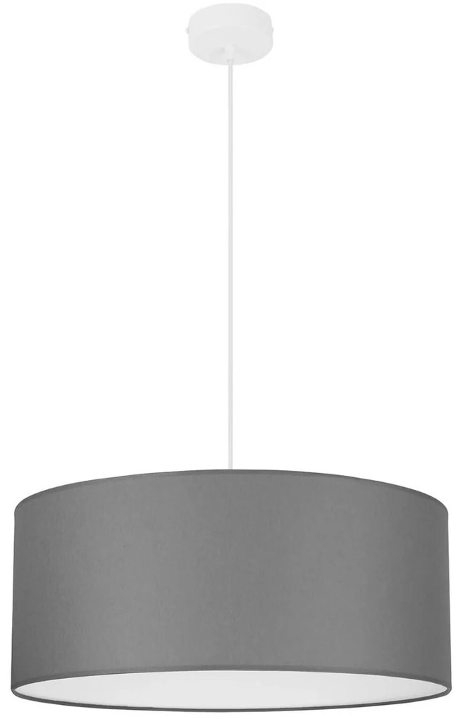 Závesné svietidlo Shade, 1x textilné tienidlo (výber zo 4 farieb), (výber z 3 farieb konštrukcie), (fi 50cm), w