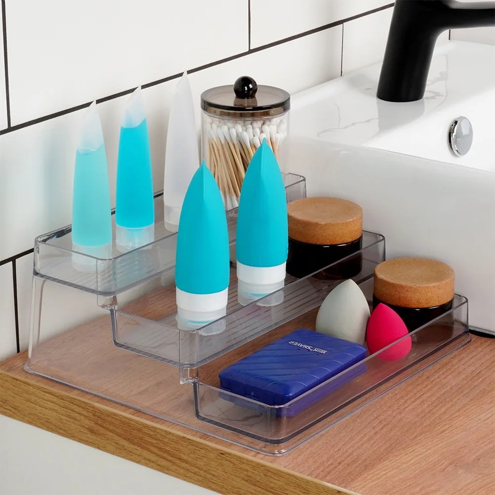 VILDE Prídavná poschodová polička, organizér na korenie, 3 schodíky COMPACTA