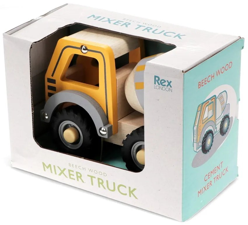 Drevené autíčko Cement Mixer – Rex London