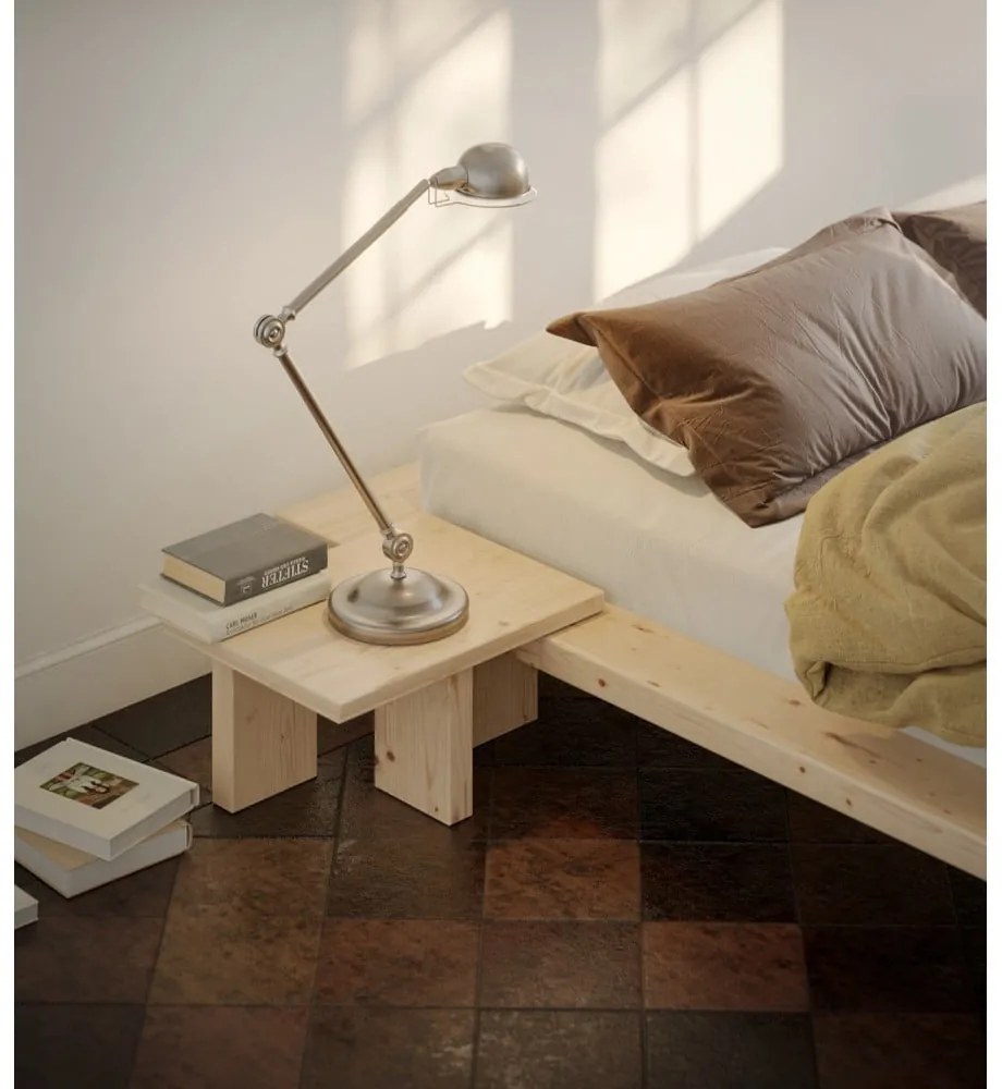 Nočný stolík z borovicového dreva v prírodnej farbe Japan – Karup Design