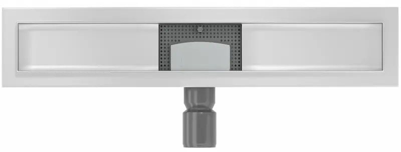 Mexen Flat nerezový sprchový žľab 50 cm - telo žľabu bez krytu, 1015050