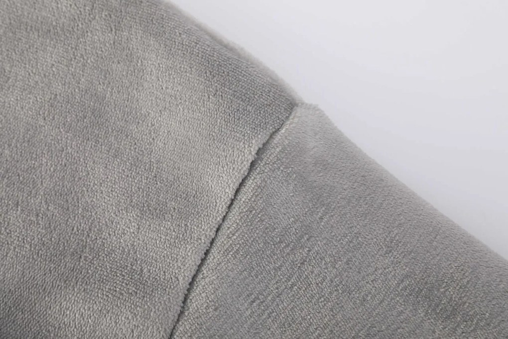 Deka s rukávmi HOODIE sivá