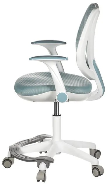 BONTEC Detská stolička, výškovo nastaviteľná, modrá sieťovina, KA-C806 BLUE Farba: Šedá