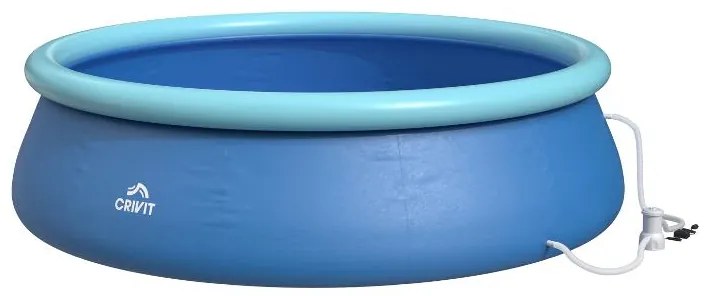 Crivit Bazén Quick Up s filtračným čerpadlom, Ø 300 x 76 cm  (100389761)