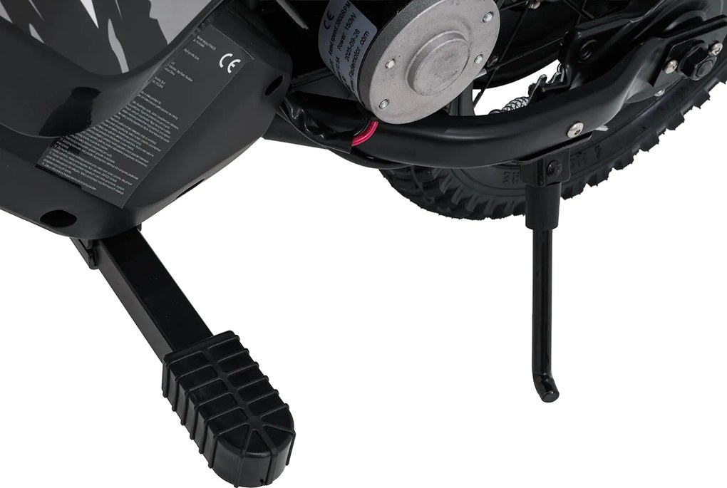 Ramiz Detský elektrický motocykel SHARK čierny