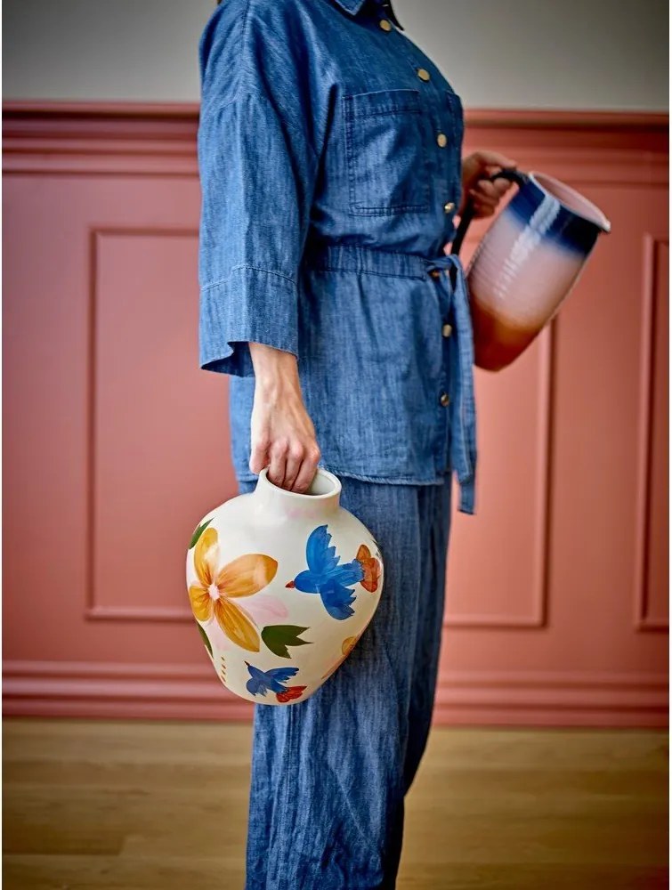 Kameninová ručne maľovaná váza (výška 27 cm) Maricala – Bloomingville