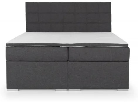 Posteľ Boxspring Alicia 200 x 180, hnedá (látka - ba 04)
