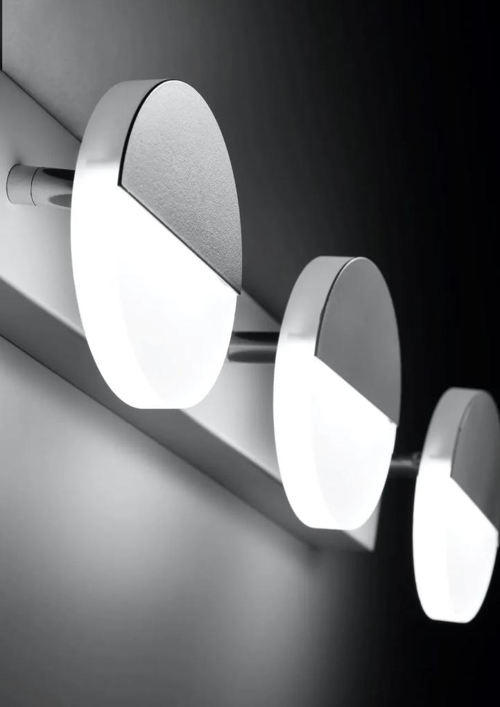 CLX Moderné LED nástenné osvetlenie ARAGON, 3x3W, denná biela, biele