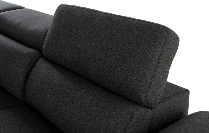 Pohovka FELYNE br. FELYNE s rozkladom na každodenné spanie, 140, tm. šedá (jazz 22 graphite)