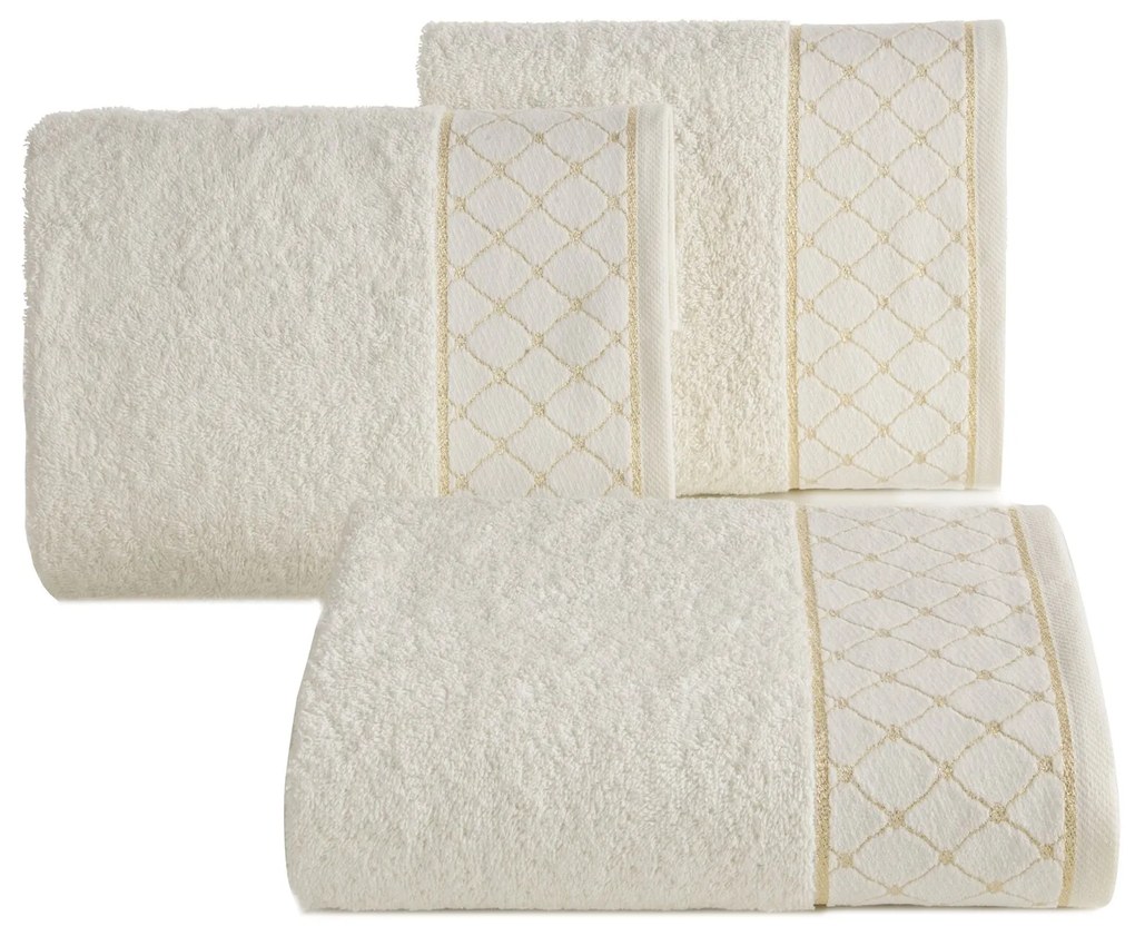 FROTÉ UTERÁK MARTHA SADA 6KS 50X90 CM KRÉMOVÁ