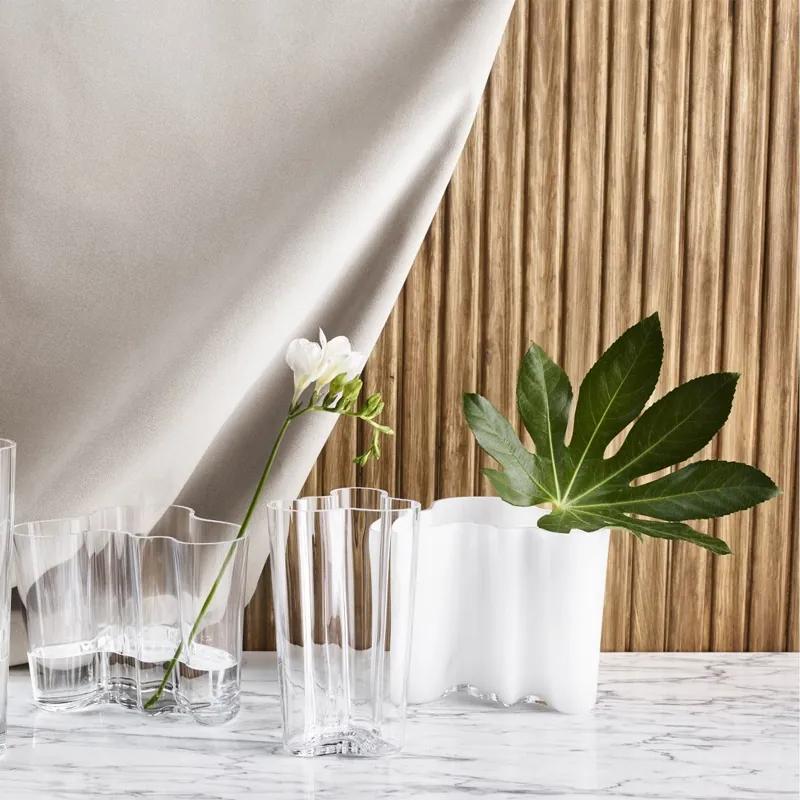 Váza Alvar Aalto 160mm, biela