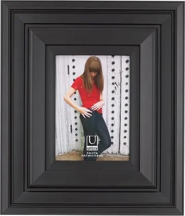Fotorámik MOTIF 13x18 cm, čierny, Umbra, plast, 13 x 18 cm, čierna