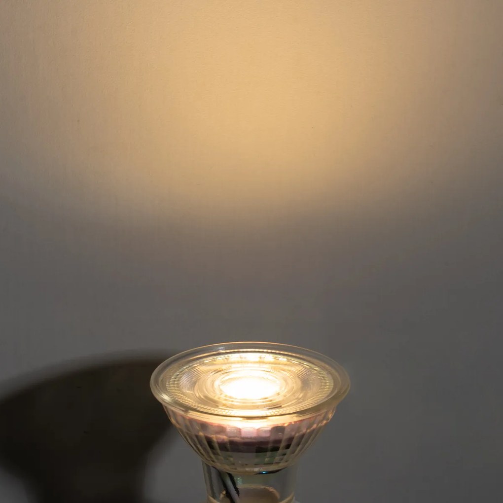 Sada 5 čírych LED žiaroviek GU10 50mm 3,5W 330 lm 3000K