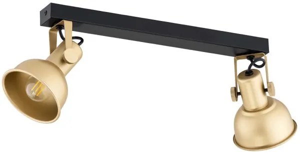 Argon 7144 - Bodové svietidlo LENORA 2xE14/7W/230V zlatá/čierna