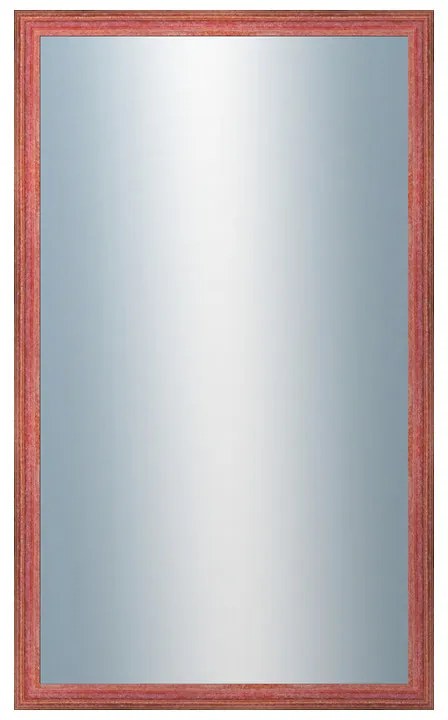 DANTIK - Zrkadlo v rámu, rozmer s rámom 60x100 cm z lišty LYON červená (2707)