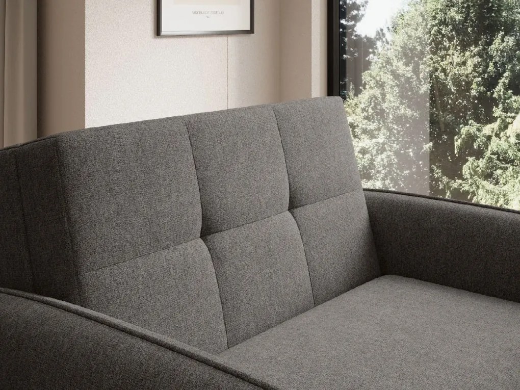 Rozkladacie kreslo LAINE, tmavosivé