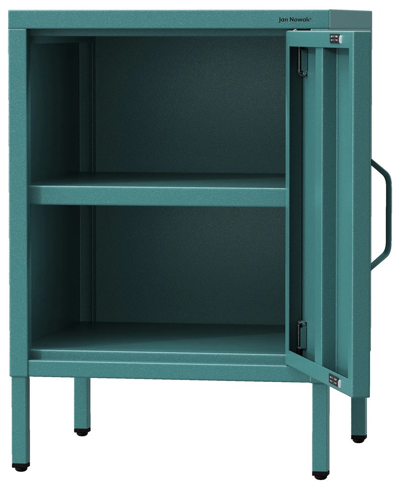 Nočný stolík MIA, 424 x 595 x 400 mm, Modern: morská farba