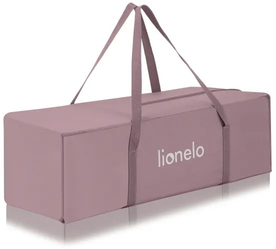 Lionelo - Cestovná postieľka LAURA Pink Nude