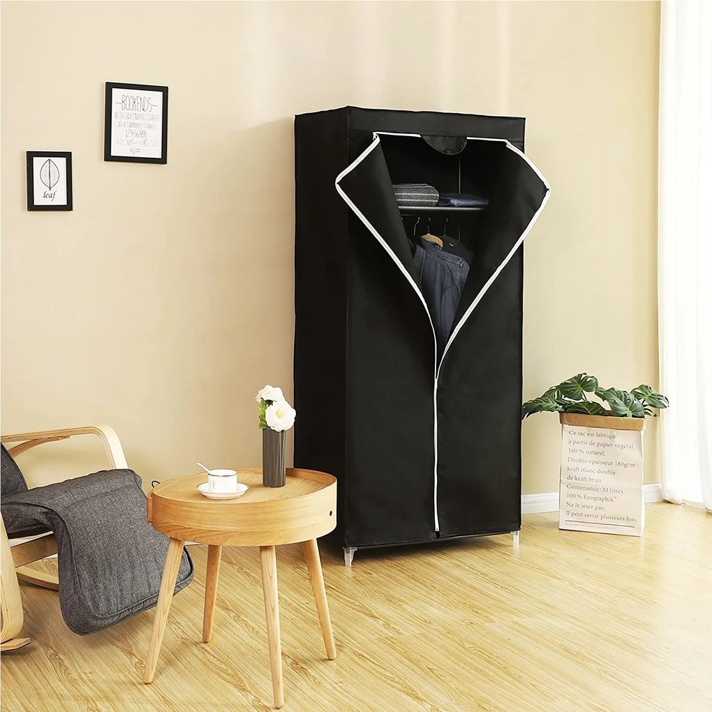 Skladacia skriňa 160 × 75 × 45 cm SONGMICS