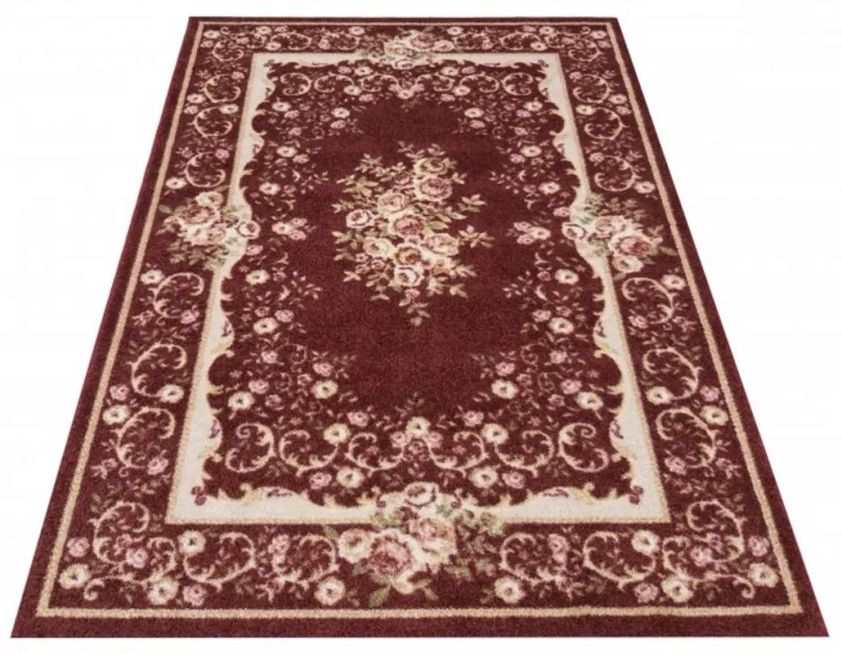 Kusový koberec Casablanca vínový, Velikosti 80x150cm
