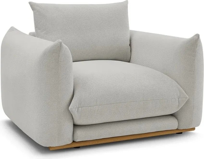 Svetlosivé kreslo Ernest – Bobochic Paris