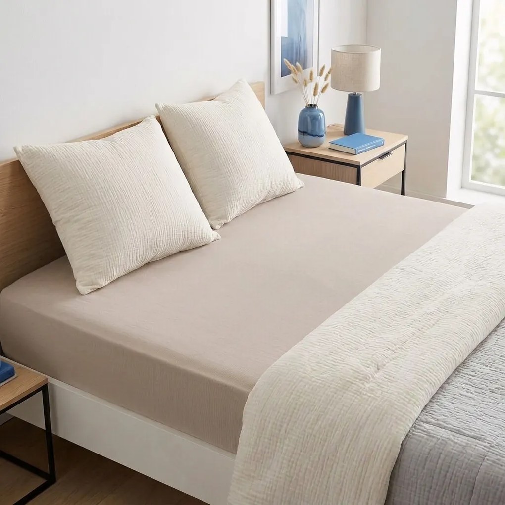 4Home jersey prestieradlo IDEAL kávová, 180 x 200 cm, 180 x 200 cm