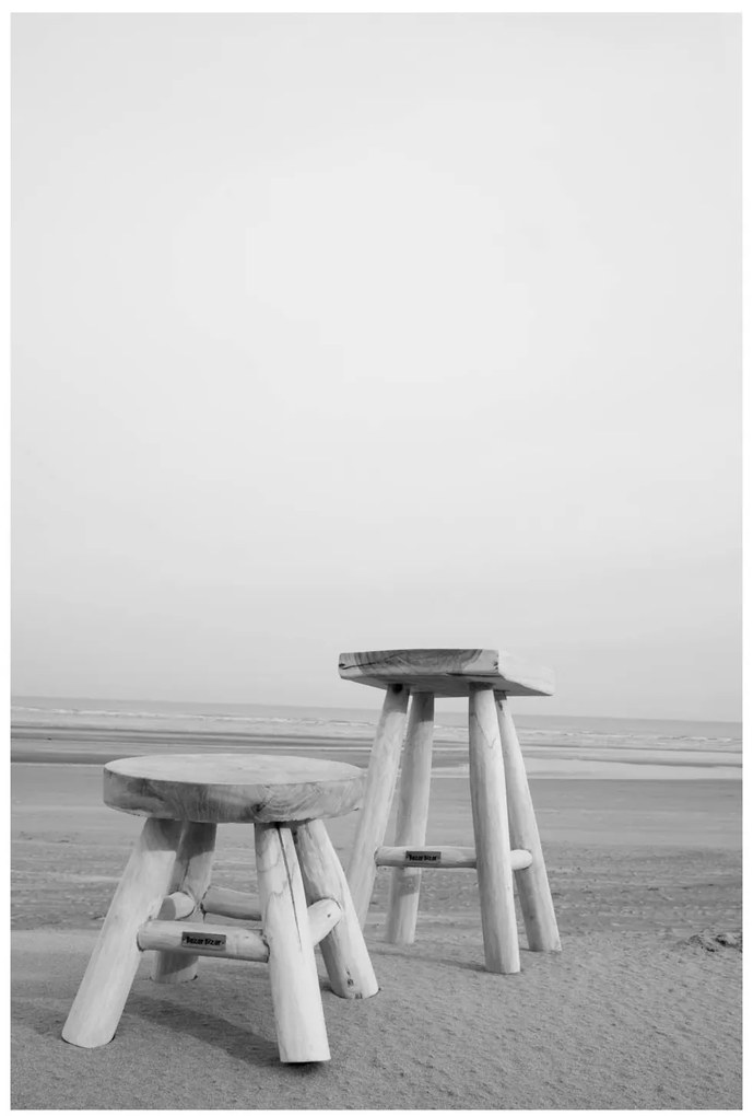 BAZAR BIZAR The Kudus Stool - Natural lavica