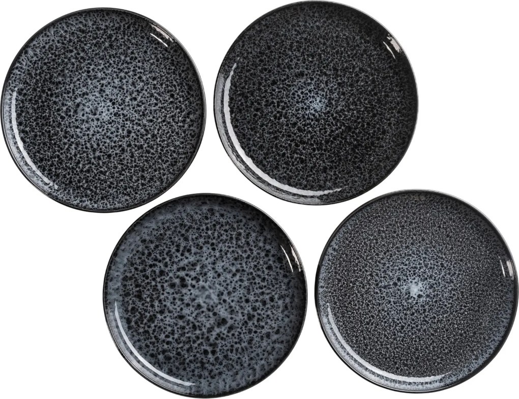 Mäser Jedálenská súprava riadu 16 ks FILIPPA – čierna