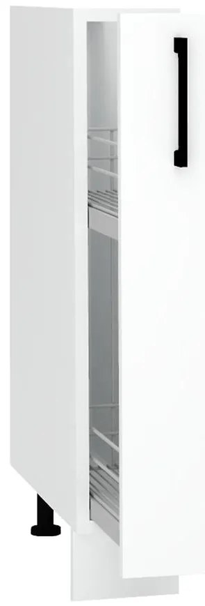 Kuchynská skrinka Max D15 Cargo + Kôš biela