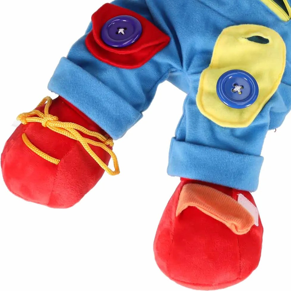 KIK Senzorická šmacianka bábika chlapec na učenie obliekania