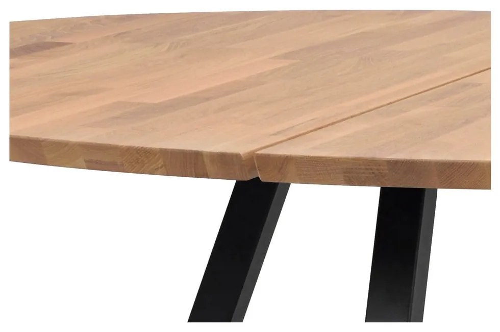 Okrúhly jedálenský stôl s doskou z dubového dreva 150x150 cm Carradale - Rowico