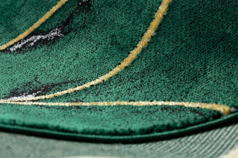 Dywany Łuszczów, Kusový koberec Emerald 1016 green and gold, 160x220, zelená, kancelária