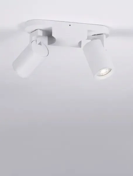 Minimalistické bodové svietidlo Esto 2 Biela