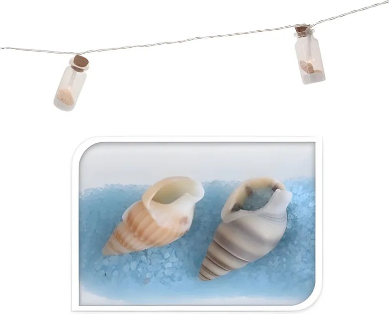 Morská girlanda s LED – modrá 180 cm