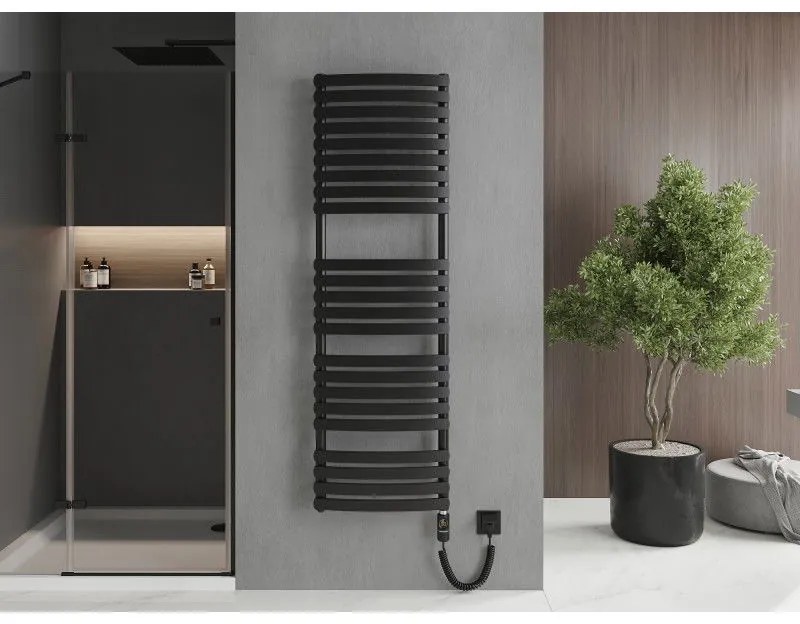 Mexen Bachus, elektrické vykurovacie teleso 1600 x 500 mm, 900 W, čierna, W109-1600-500-2900-70