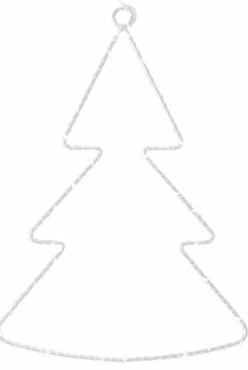 Biela závesná vianočná svetelná dekorácia Liva – Sirius