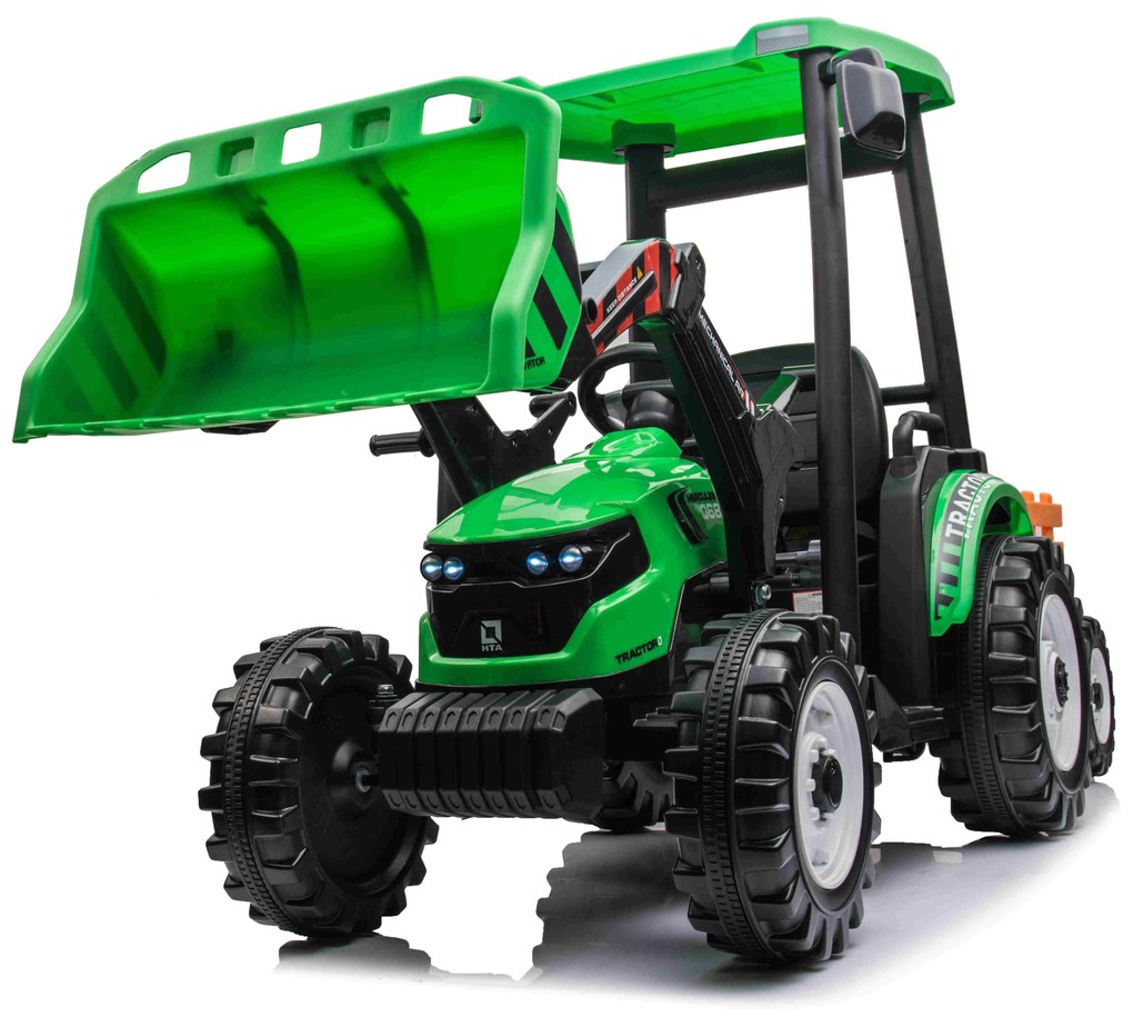 Detský elektrický traktor D68 RAMIZ JS3158B  - zelený