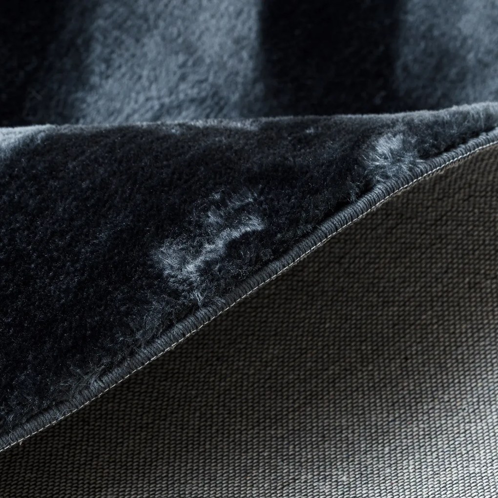 Kusový koberec Visco Rabbit Dark grey 5 kruh, 160x160 (priemer) kruh, šedá, detská izba, Dywany Łuszczów
