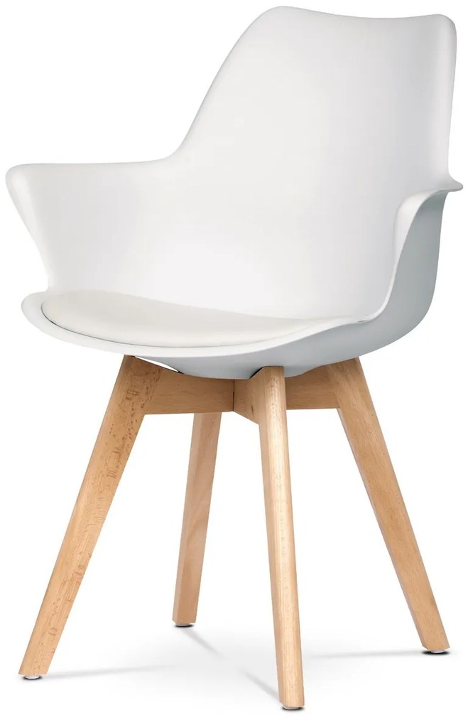 Jedálenská stolička CT-771 WT, biela