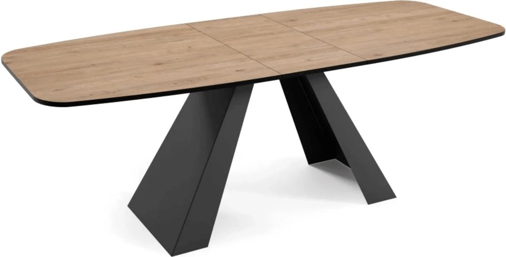 Dizajnový rozkladací jedálenský stôl TYRON Rozmer stola: veľkosť-160cm