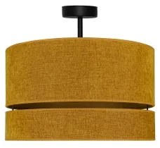 Duolla - Prisadený luster DOUBLE 1xE27/15W/230V pr. 40 cm oranžová