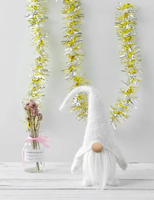 Vianočný škriatok YX068 - biely