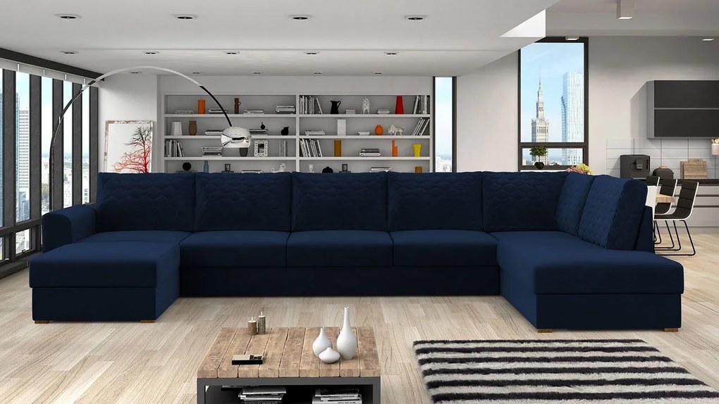 Rohová sedačka Astana Large Premium, Dostupné poťahy: Manza 29, Strana: Pravá - U