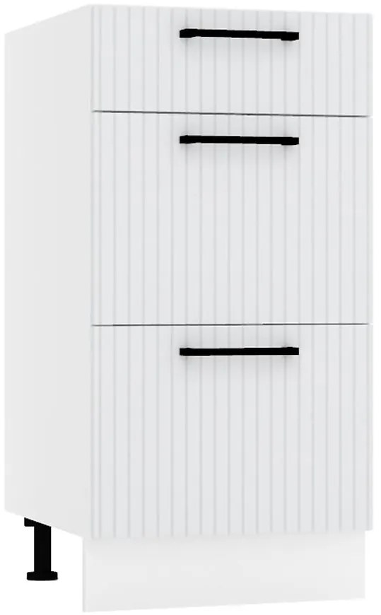 Skrinka do kuchyne  Kate d40s/3 svetlo šedá mat