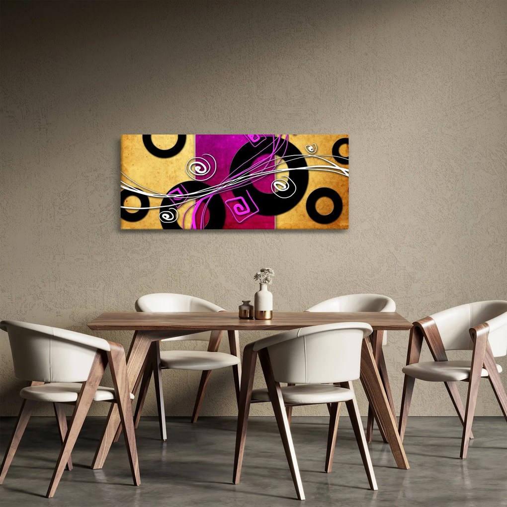 Obraz abstrakcie (120x50 cm)