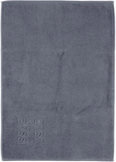 Tmavosivá bavlnená kúpeľňová predložka Casa Di Bassi Basic, 50 × 70 cm