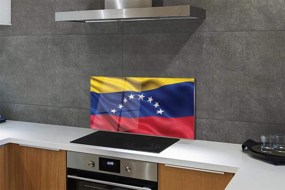 Nástenný panel  vlajka Venezuely 120x60 cm