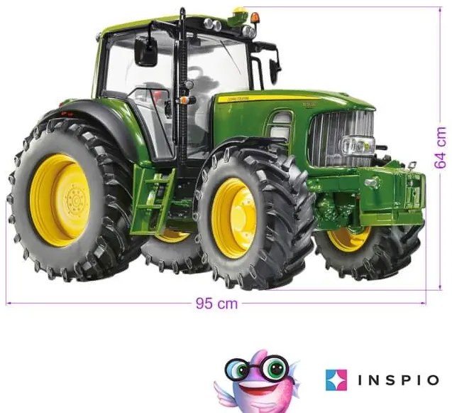Nálepka na stenu - Traktor