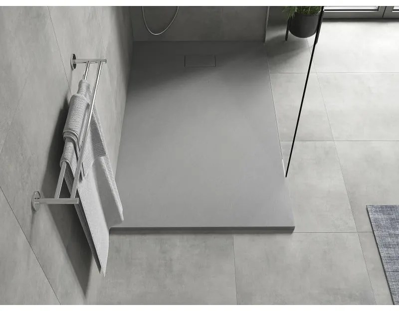 Mexen Hugo, SMC obdĺžniková sprchová vanička 150 x 80 cm, šedá, 42618015