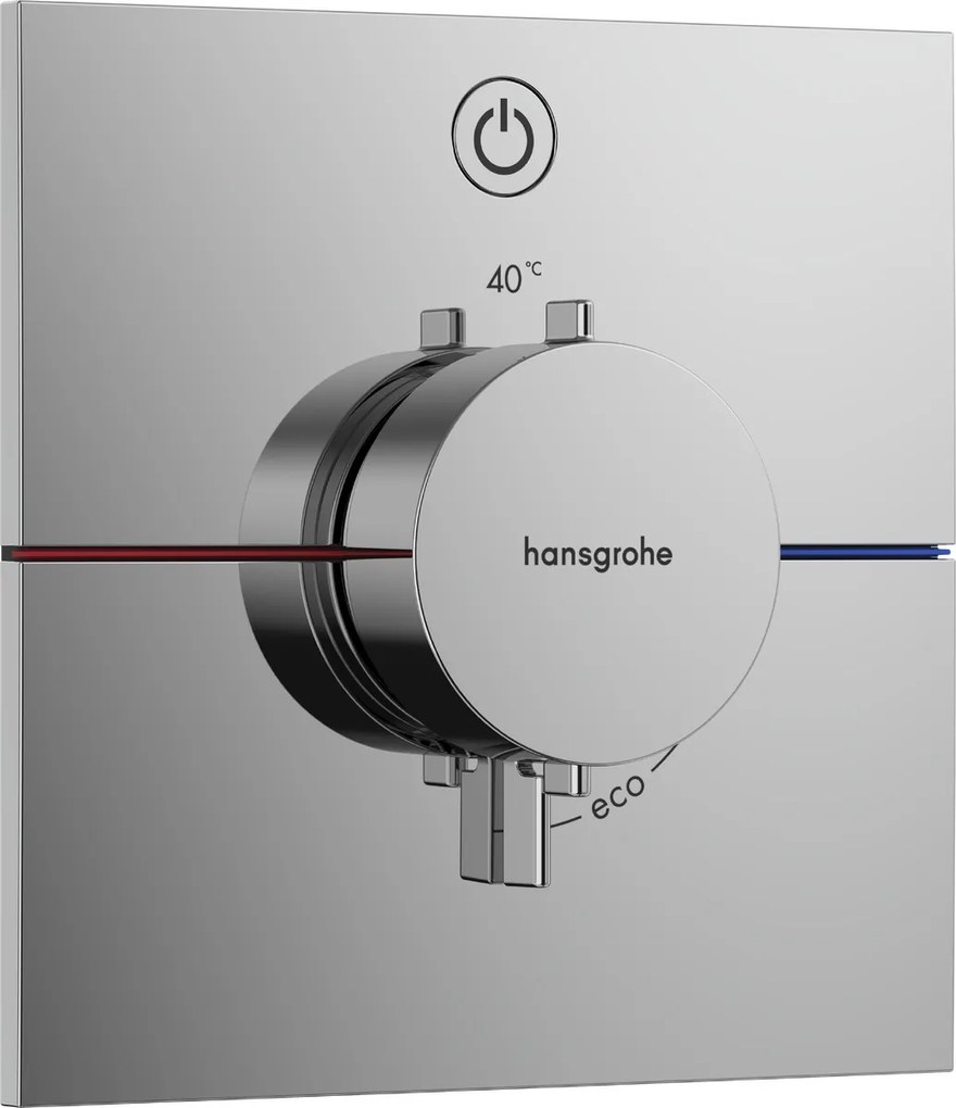 Hansgrohe ShowerSelect Comfort E, termostat pod omietku pre 1 spotrebič, chróm, HAN-15571000
